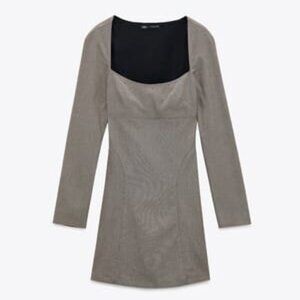 ZARA DRESS GRAY SIZE M 7385/365/700